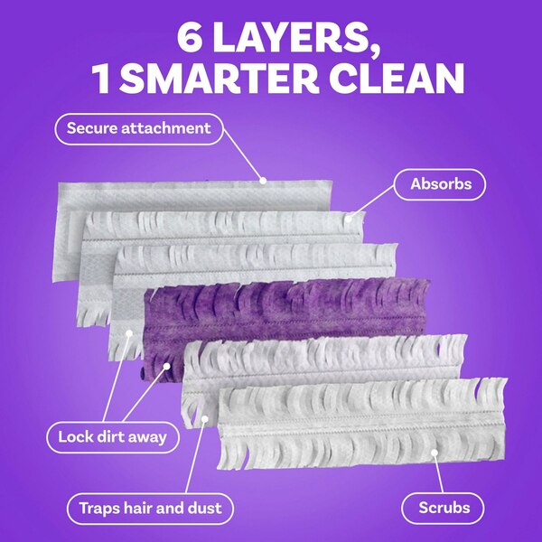 Swiffer PowerMop Multi-Surface Mopping Pad Refill, 5 ct
