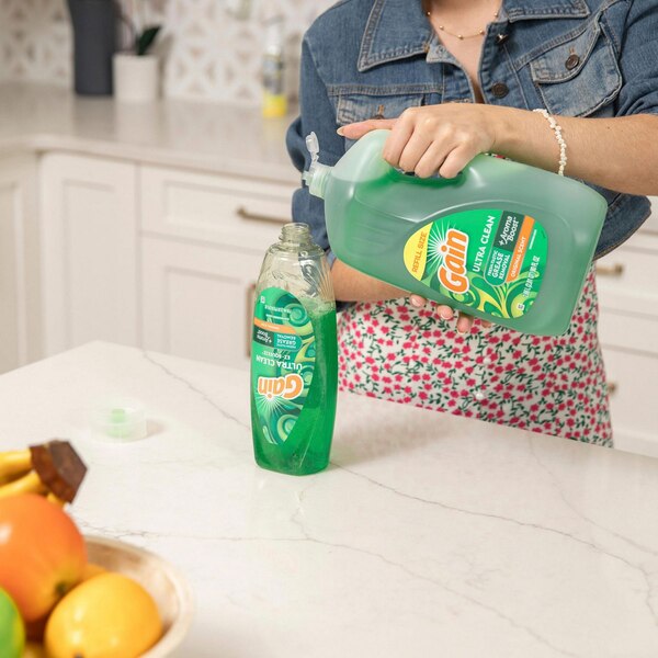 Gain Ultra Clean EZ-Squeeze Liquid Dishwashing Soap, Original Scent, 14.7 oz