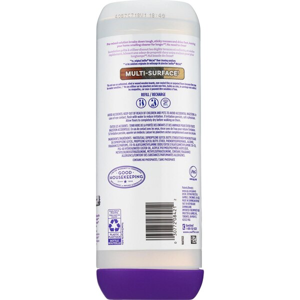 Swiffer PowerMop 2-Pack Cleaning Solution Refill, Lavender Scent, 25.3 oz each