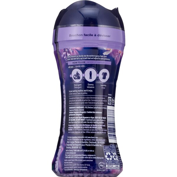 Downy Infusions In-Wash Scent Booster Beads, Calm Lavender & Vanilla Bean, 5 oz