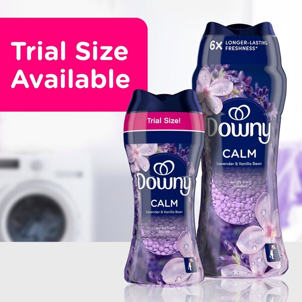 Downy Calm In-Wash Scent Booster Beads, Lavender & Vanilla Bean Scent, 5 oz