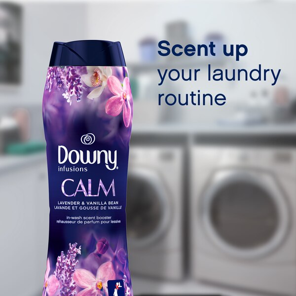 Downy Infusions In-Wash Scent Booster Beads, Calm Lavender & Vanilla Bean, 5 oz