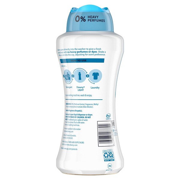 Downy Light In-Wash Laundry Scent Booster Beads, Ocean Mist Scent, 24 oz