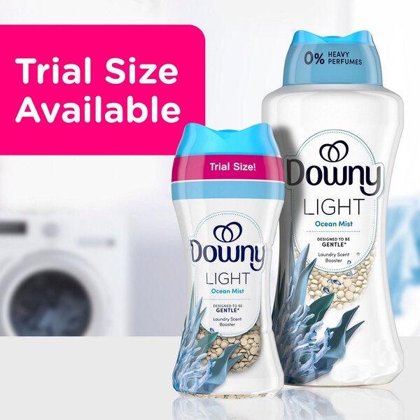 Downy Light Scent In-Wash Scent Booster Beads, Ocean Mist Scent, 5 oz