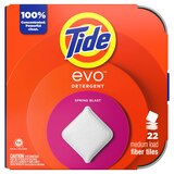 Tide EVO Detergent Fiber Tiles, Spring Blast, 22 Loads, thumbnail image