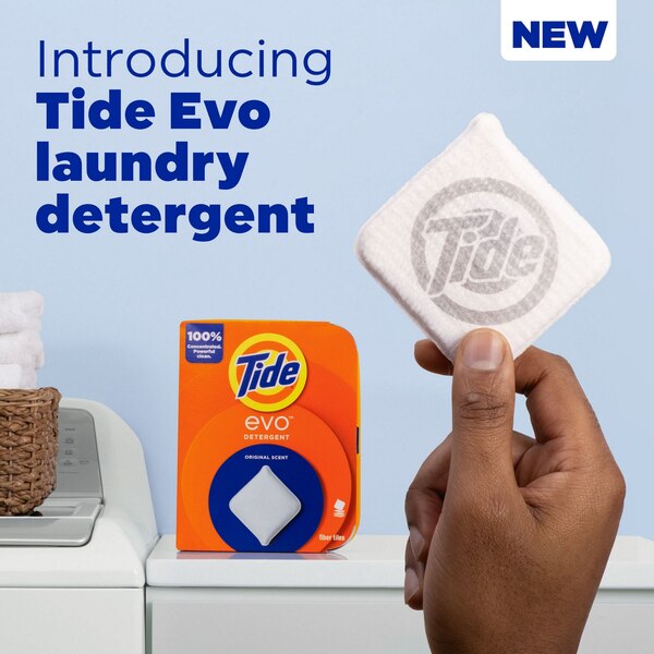 Tide Evo Fiber Tile Laundry Detergent, Original Scent, 44 ct