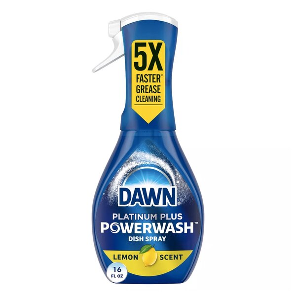 Dawn Platinum Plus Powerwash Dish Spray, Lemon, 16 oz