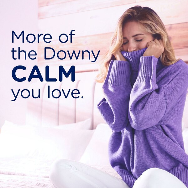 Downy Calm Infusions In-Wash Scent Booster Beads, Lavender & Vanilla Bean Scent, 13.4 oz