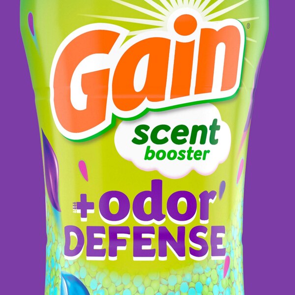 Gain + Odor Defense In-Wash Scent Booster Beads, Super Fresh Blast Scent, 12.2 oz