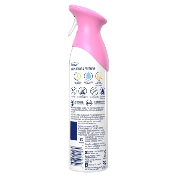 Febreze Romance & Desire Air Mist, Pink Rose Petals & Champagne Spritz, 8.8 oz