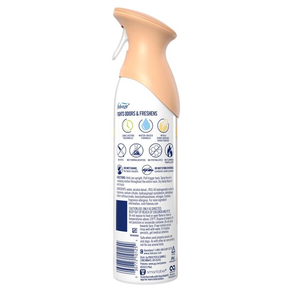 Febreze Air Freshener Spray, Soothe & Restore Scent, 8.8 oz