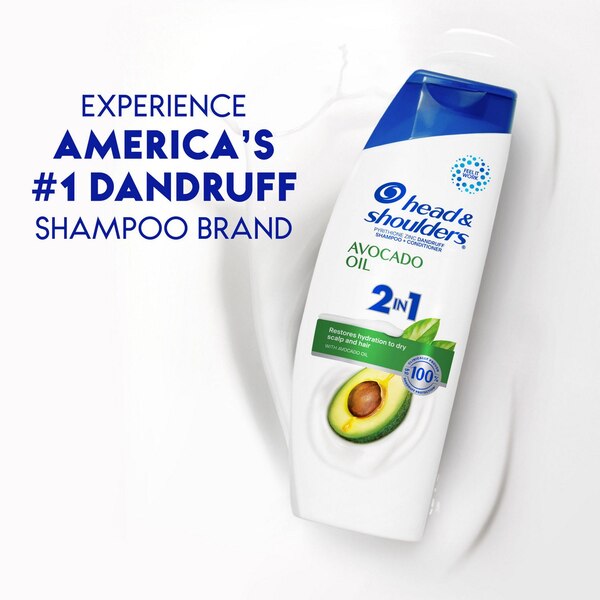 Head & Shoulders Avocado Oil 2-in-1 Dandruff Shampoo & Conditioner, 12.5 OZ