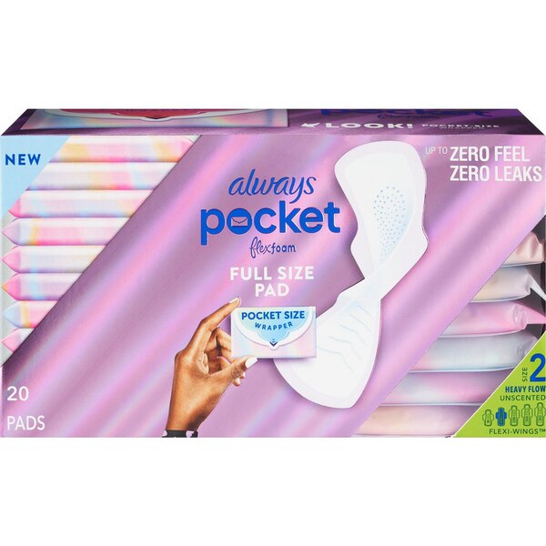 Always Pocket Pads, Size 2