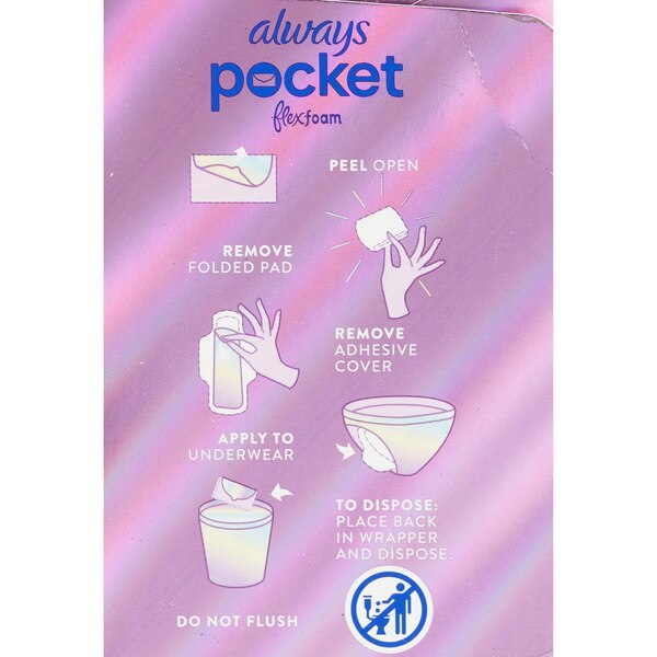 Always Pocket Pads, Size 2