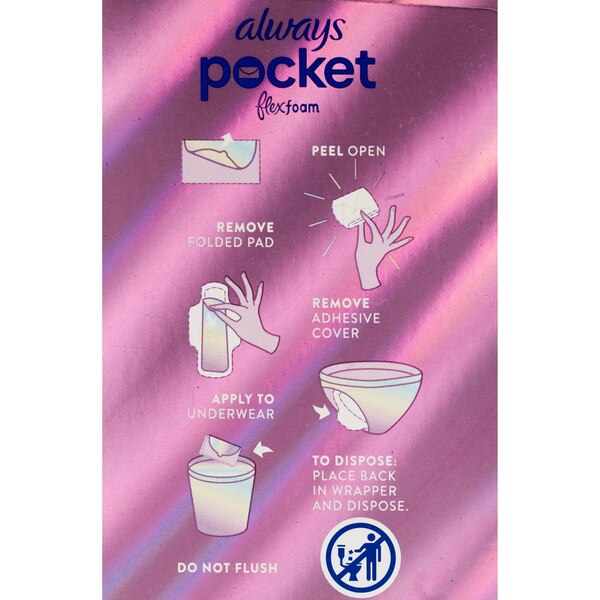 Always Pocket Pads, Size 2