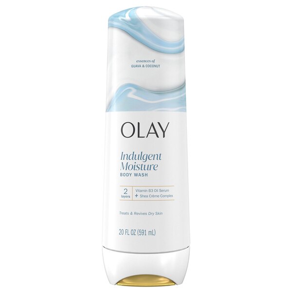 Olay Indulgent Moisture Body Wash with B3, Guava & Coconut, 20 OZ