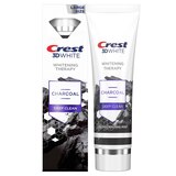 Crest 3D White Whitening Therapy Charcoal Deep Clean Toothpaste, Large Size, Invigorating Mint, 4.6 OZ, thumbnail image