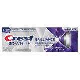 Crest 3D White Brilliance Fluoride Anticavity Toothpaste - Large Size, Luminous Purple, 4.6 OZ, thumbnail image