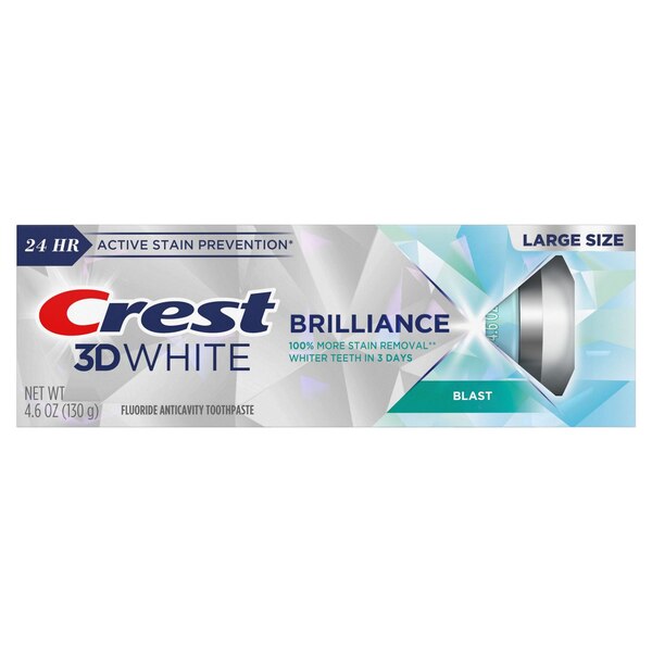 Crest 3D White Brilliance Toothpaste, Blast, 4.6 OZ