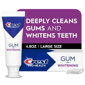 Crest Pro Health Gum Detoxify Toothpaste, Gentle Whitening, 4.8 OZ
