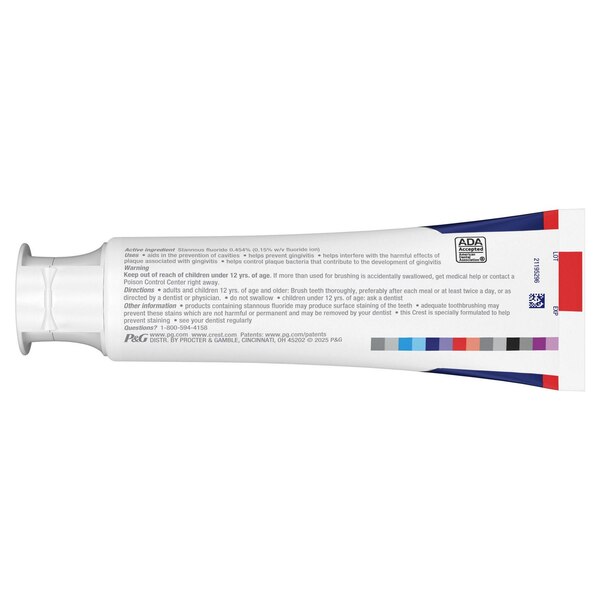Crest Pro Health Gum Detoxify Toothpaste, Gentle Whitening, 4.8 OZ