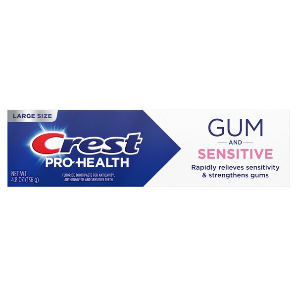Crest Pro-Health Sensitive & Gum Toothpaste, All Day Protection, 4.8 OZ