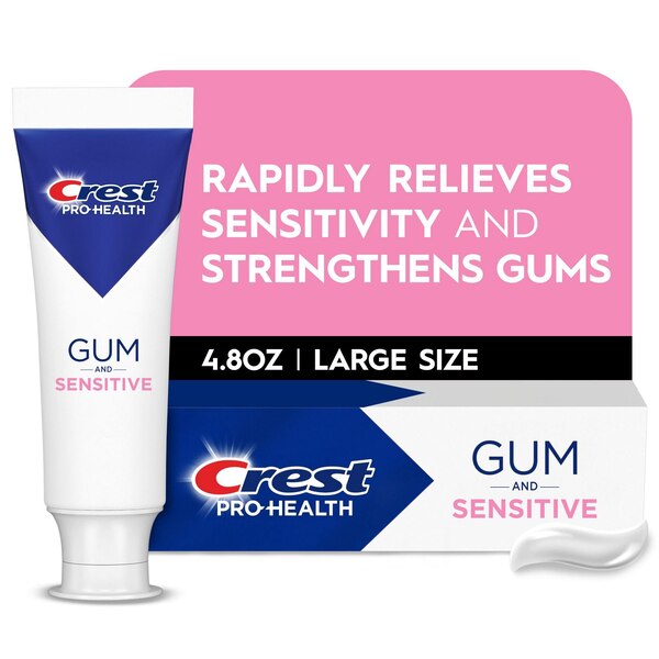 Crest Pro-Health Sensitive & Gum Toothpaste, All Day Protection, 4.8 OZ