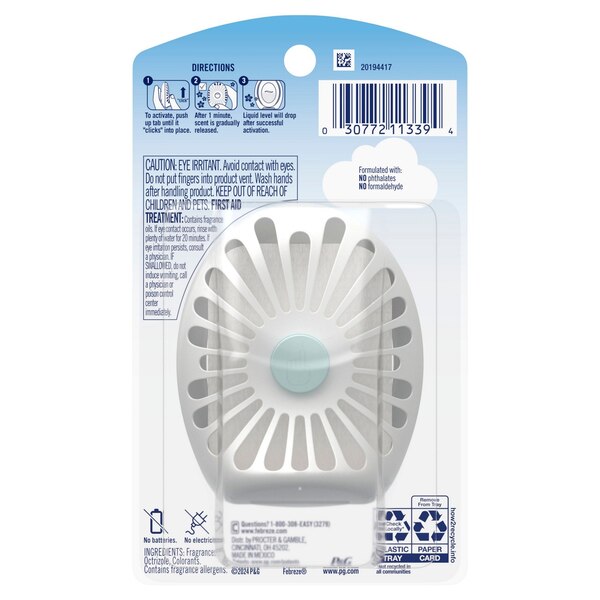 Febreze Small Spaces Air Freshener, Citrus Breeze Scent, 7.5 ml