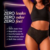 Always Discreet Boutique Incontinence Underwear, Black, XL, 9 CT, thumbnail image