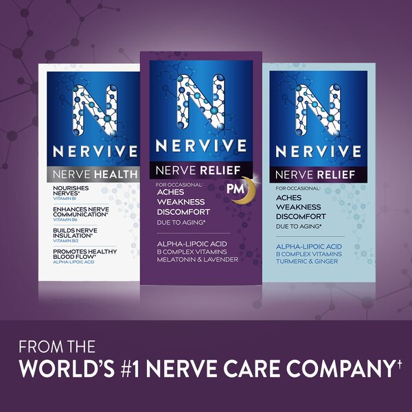 Nervive Nerve Relief PM with Alpha Lipoic Acid, 30 CT