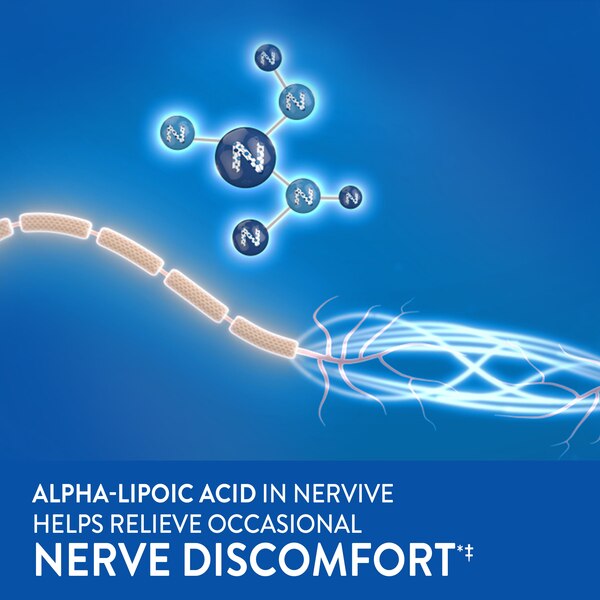 Nervive Nerve Relief PM with Alpha Lipoic Acid, 30 CT