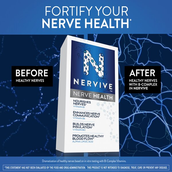 Nervive Nerve Health, with Alpha Lipoic Acid, 30 CT