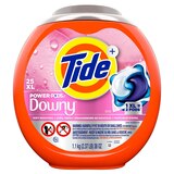 Tide+ Laundry Detergent Pods with Downy Soft Boosters, April Fresh Scent, 25 ct, thumbnail image