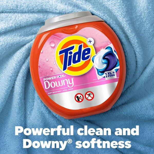 Tide+ Laundry Detergent Pods with Downy Soft Boosters, April Fresh Scent, 25 ct