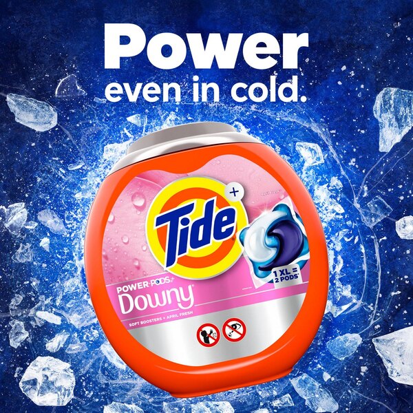 Tide+ Laundry Detergent Pods with Downy Soft Boosters, April Fresh Scent, 25 ct