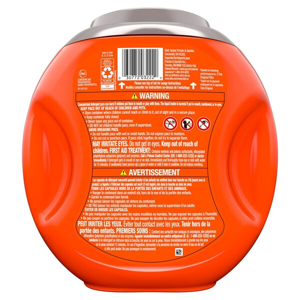 Tide+ Power PODS Odor Defense + OXI Laundry Detergent XL Pacs, 25 ct