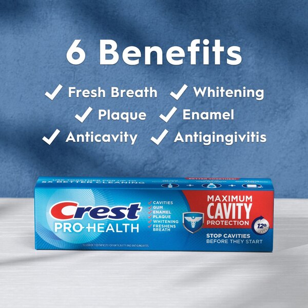 Crest Pro-Health Maximum Cavity Protection Toothpaste, 4.3 OZ, 2 Pack