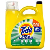 Tide Simply All-In-One HE Liquid Laundry Detergent, Daybreak Fresh, 128 Loads, 168 oz, thumbnail image