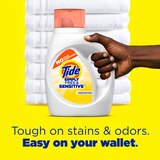Tide Simply Free & Sensitive Liquid Laundry Detergent, Unscented, 32 oz, thumbnail image