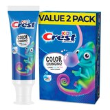 Crest Kids Advanced Fluoride Anticavity Color Changing Toothpaste, Ages 3+, Bubblegum, 4.2 OZ, 2 CT, thumbnail image