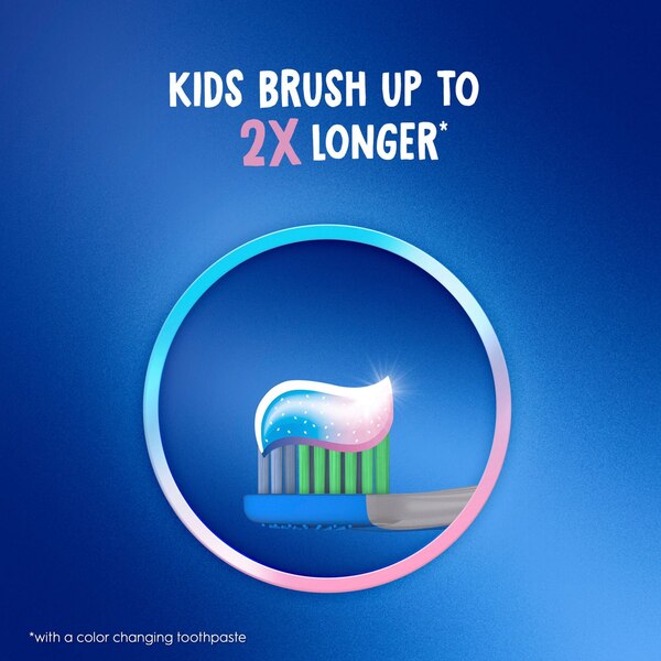 Crest Kids Advanced Fluoride Anticavity Color Changing Toothpaste, Ages 3+, Bubblegum, 4.2 OZ, 2 CT