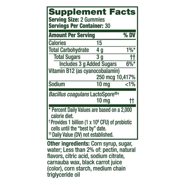 Align Bloating and Digestion Gummies, 60 CT