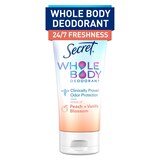 Secret Whole Body Cream, Peach & Vanilla Blossom, 3 OZ, thumbnail image