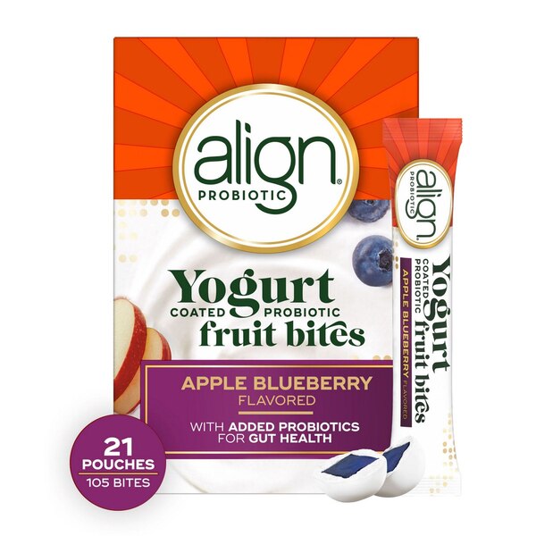 Align Yogurt Bites, Apple Blueberry, 21 CT