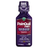 Vicks PainQuil PM Pain Relieving Liquid and Sleep Aid, Midnight Cherry, 12 OZ, thumbnail image