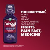 Vicks PainQuil PM Pain Relieving Liquid and Sleep Aid, Midnight Cherry, 12 OZ, thumbnail image