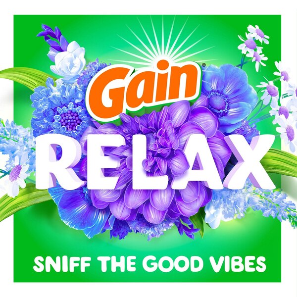 Gain Relax In-Wash Scent Booster Beads, Relax Dewdrop Dream Scent, 12.2 oz