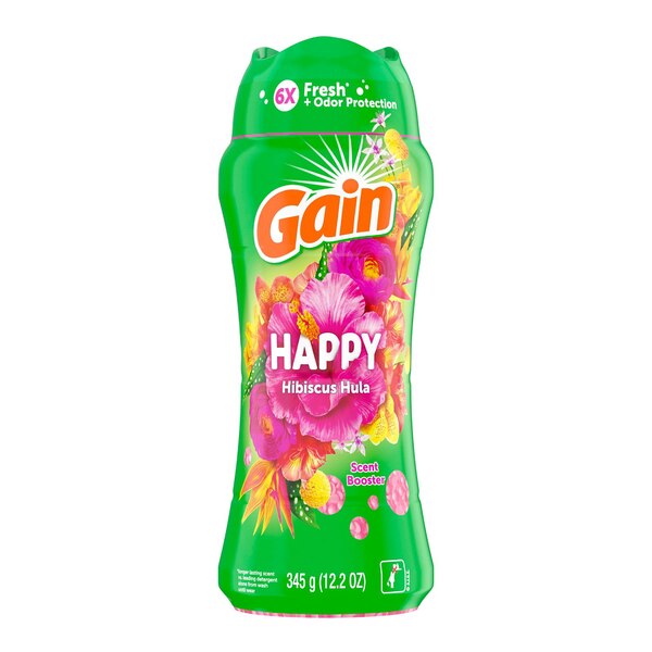 Gain In-Wash Scent Booster Beads, Happy Hibiscus Hula, 12.2 oz