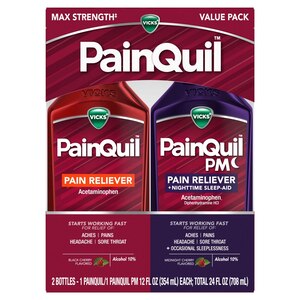 Vicks PainQuil Day/Night Acetaminophen Combo Pack, 24 OZ