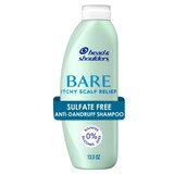 Head & Shoulders Bare Anti-Dandruff Shampoo, Itchy Scalp Relief, 13.5 OZ, thumbnail image